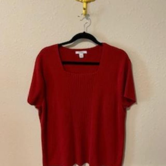 Dress Barn Red Sweater - Picture 5 of 5